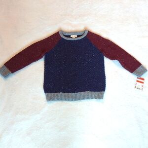NWT- CAT & JACK boys Pull-over chunky knit Sweater: Sz 4T